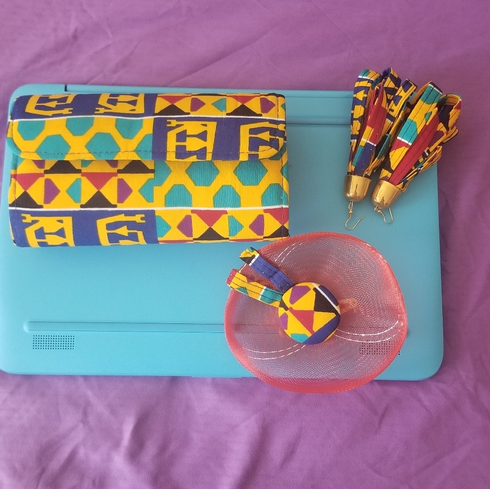 Beautiful African print purse set